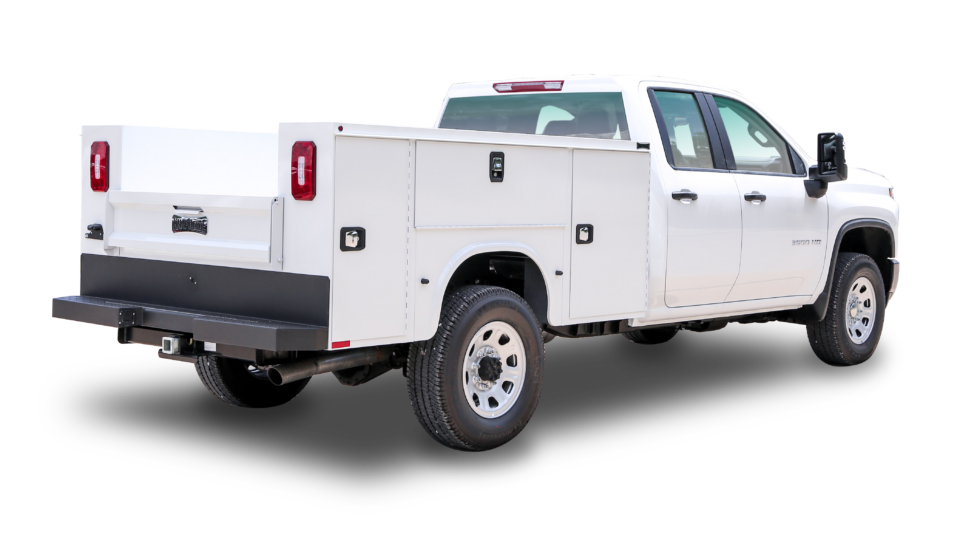 White Service Truck